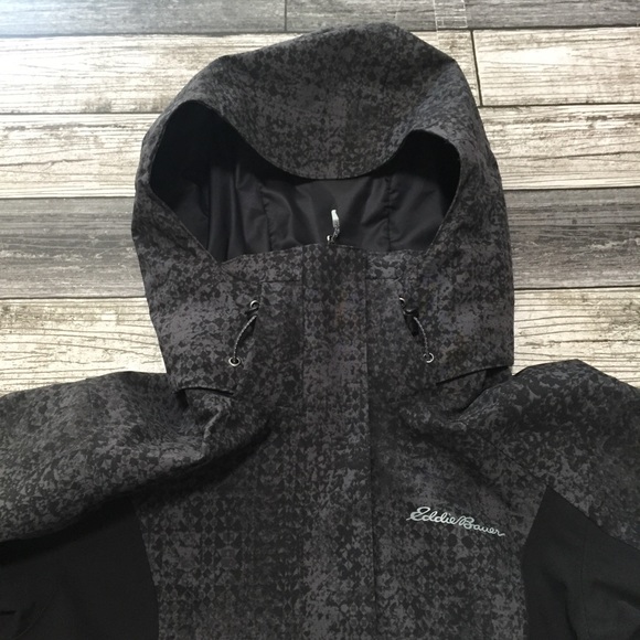 Eddie Bauer Weatheredge Plus Jacket Women’s XS Black Gray Ski Snowboarding - Picture 7 of 13